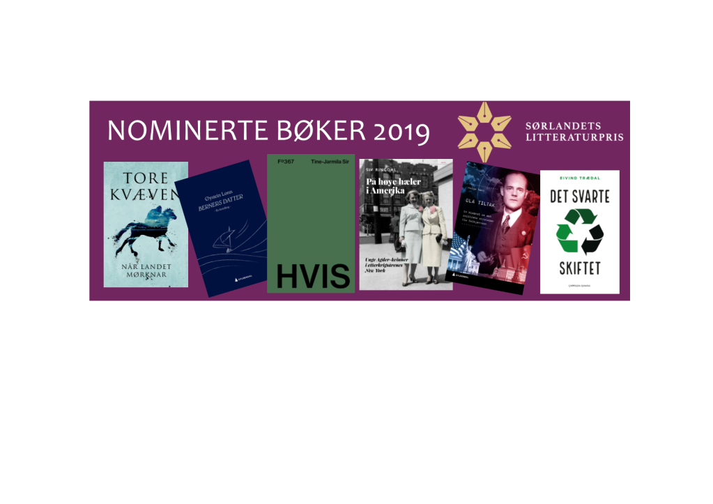 Her kan du stemme – Sørlandets litteraturpris 2019